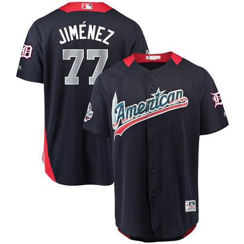 Joe Jimenez #77 American League 2018 Tigers Star Limited Baseball Jersey - Navy Blue