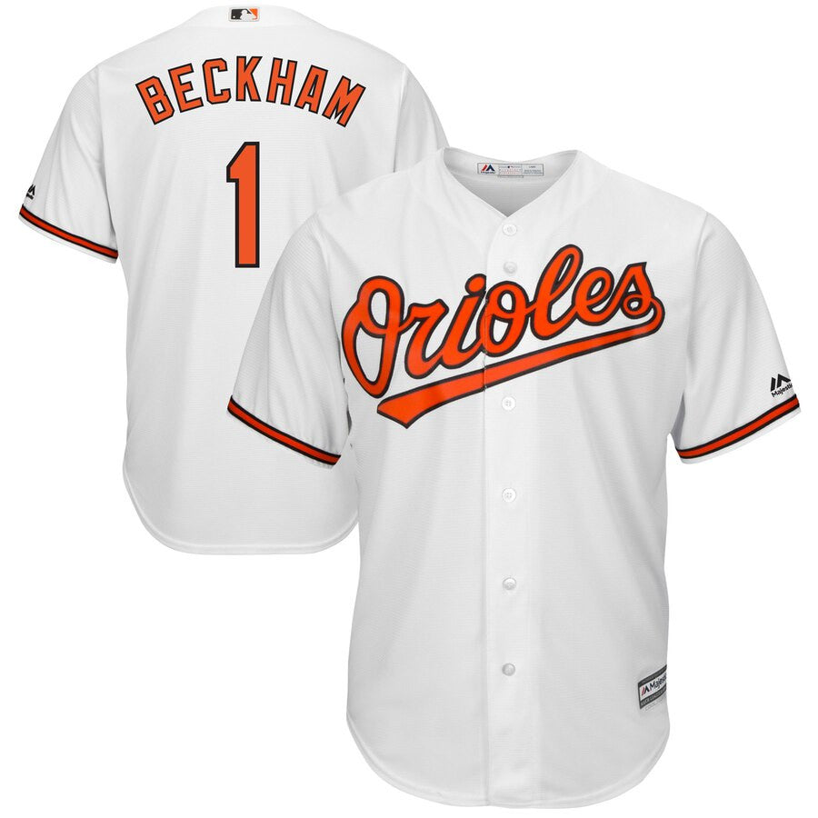 Tim Beckham Baltimore Orioles Majestic Home Limited Cool Base Player Jersey - White