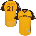 Todd Frazier #21 Chicago White Sox Majestic Mens 2016 Star Jersey American League Limited Flex Base Jersey - Gold