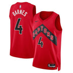 Toronto Raptors Nike Icon Edition Swingman Jersey - Red - Scottie Barnes - Unisex