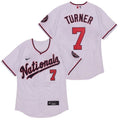 Trea Turner #7 Ashington Nationals 2020 Limited Jersey - White