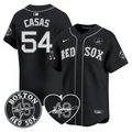 Triston Casas #54 Boston Red Sox Tim Wakefield Memorial Patch Bl Limited Jersey