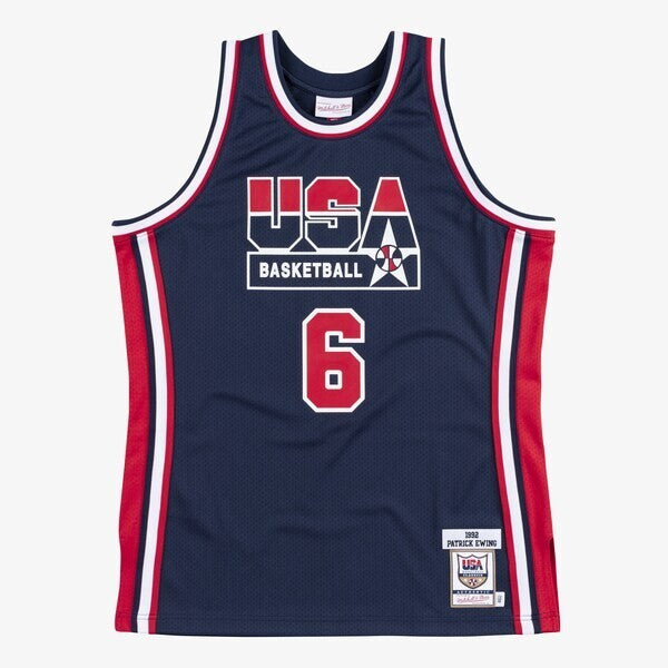 USA Basketball Mitchell & Ness  Jersey Patrick Ewing 1992 Navy