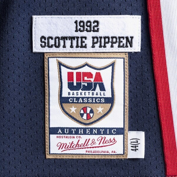 USA Basketball Mitchell & Ness  Jersey Scottie Pippen 1992 Navy