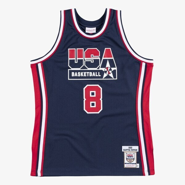 USA Basketball Mitchell & Ness  Jersey Scottie Pippen 1992 Navy