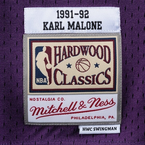 Utah Jazz Mitchell & Ness Swingman Jersey Karl Malone 1991-92