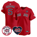 Tim Wakefield #5 Boston Red Sox Vaughn Grissom Memorial Patch Re Limited Jersey