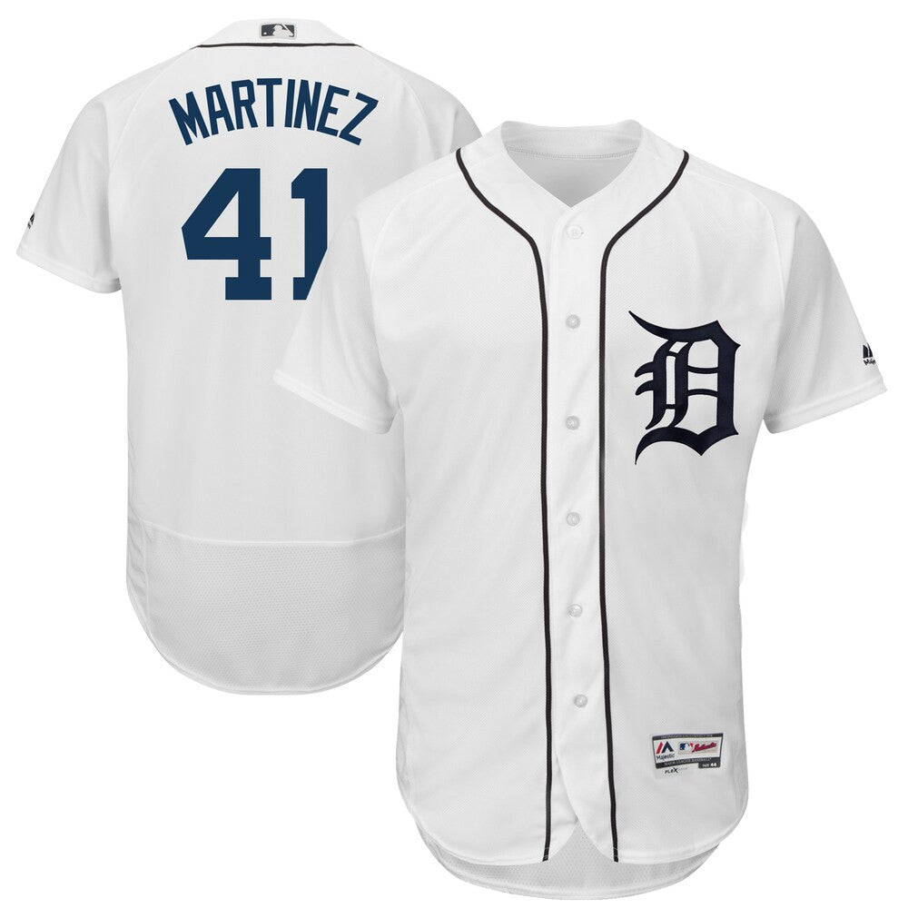 Victor Martinez #41 Detroit Tigers Majestic 2018 Home Limited Flex Base Player Jersey - White