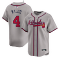 Atlanta Braves #4 Waldo Road Limited Jersey - Gray