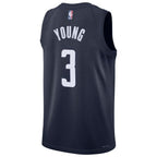 Washington Wizards Jordan Brand Statement Edition Swingman Jersey - Navy - Trae Young - Mens