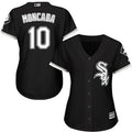 Yoan Moncada #10 Chicago White Sox Womens Black Alternate Limited Baseball Jersey - White