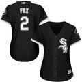 Black Alternate #2 Chicago White Sox Womens Nellie Fox Limited Baseball Jersey - White