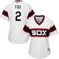 Chicago White Sox #2 Womens Nellie Fox White Alternate Home Limited Baseball Jersey - White