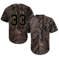 James Mccann #33 Chicago White Sox Camo Realtree Limited Cool Base Baseball Jersey - White