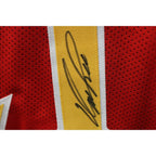 Dominique Wilkins Autographed Pro Style Red  Jersey Beckett Witness 49735