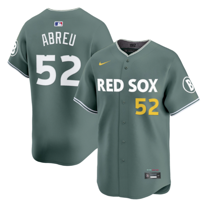 Wilyer Abreu #52 Boston Red Sox 2025 City Connect Vapor Premier Limited V Jersey