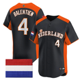 Wladimir Balentien #4 2026 Team Netherlands World Limited Baseball Jersey
