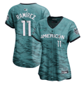 Cleveland Guardians #11 Women 2023 Jos Ramrez Star Limited Baseball Jersey - Teal