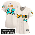 Motor City Detroit Tigers Women Graffiti Edition Vapor Premier Limited Jersey