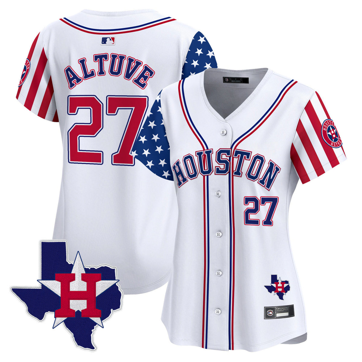Independence Day V Houston Astros Women 2025 Apor Premier V2 Limited Jersey