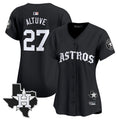 Houston Astros Women Old English Edition Vapor Premier Limited Jersey