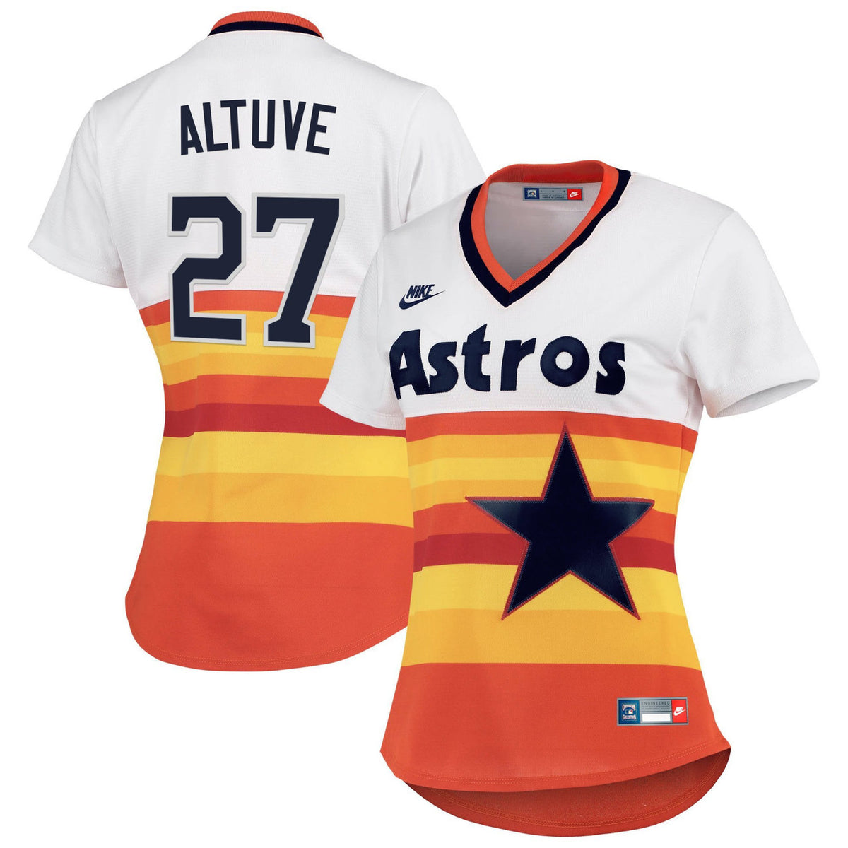 Houston Astros Women Throwback Vapor Premier Limited Jersey