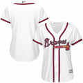 Atlanta Braves Majestic Womens Home Limited Cool Base Jersey - White