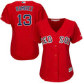 Hanley Ramirez #13 Boston Red Sox Majestic Womens Limited Cool Base Jersey - Red