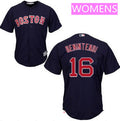 Andrew Benintendi #16 Boston Red Sox Majestic Womens Alternate Limited Cool Base Jersey - Navy Blue