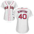Andrew Benintendi #40 Boston Red Sox Majestic Womens Home Limited Cool Base Jersey - White