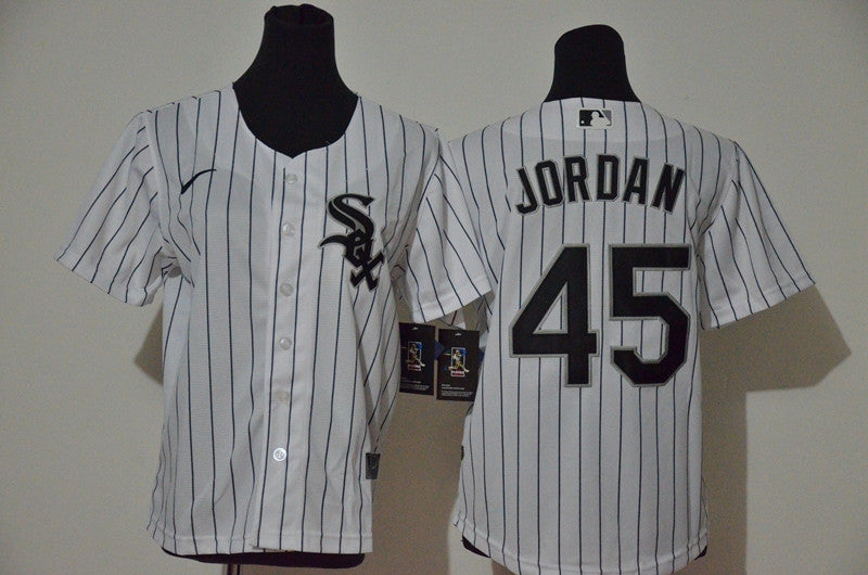 Chicago White Sox #45 Jordan Womens Michael Cool Base Nike Limited Jersey - White