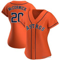 Houston Astros #20 Nike Womens Chas Mccormick Limited Cool Base Jersey - Orange