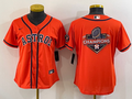 Houston Astros Nike Womens Champions Big Logo Patch Limited Cool Base Jersey - Orange