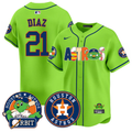 Yainer Diaz #21 Houston Astros Orbit Vapor Premier Limited Jersey - Green