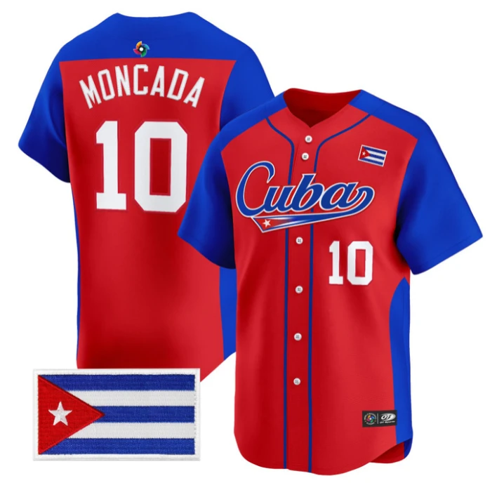 Yoan Moncada #10 2026 Team Cuba World Baseball Roster Limited Jersey