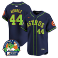 Houston Astros #44 Yordan Lvarez Orbit Patch Vapor Premier Limited V2 Na Jersey