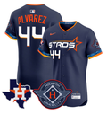 Houston Astros #44 2025 Yordan Lvarez City Connect Texas Patch Premier El Jersey