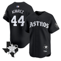 Houston Astros #44 Yordan Lvarez Old English Edition Limited Jersey