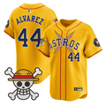 Houston Astros #44 2025 Yordan Lvarez One Piece Limited Jersey - Gold