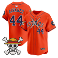 Houston Astros #44 2025 Yordan Lvarez One Piece Limited Jersey - Orange